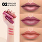 2 X MARS Matte Box Set of 3 Lipsticks – Peaches & Nudes