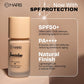 2 X MARS SPF50 PA++++ High Coverage Liquid Foundation (40 ml, Shade-01)