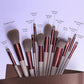 2 X MKSL® Beauty Premium Synthetic Bristle Professional  Makeup Brushes Set