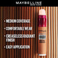 3 X Maybelline New York Instant Age Rewind Dark Circles Treatment Concealer (Shade Medium)