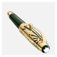 Mont__BIanc.. Tintenroller Meisterstück The Origin Collection Classique Doué Green Roller Ball Pen (Ink Color - Black)
