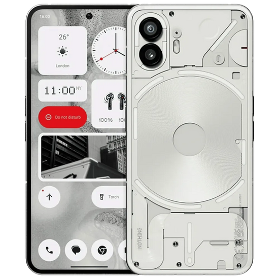 Téléphone Nothing (2) déverrouillé (Blanc, 256 Go) (12 Go de RAM)