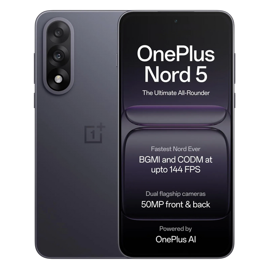 OnePlus Nord 5 déverrouillé (Gris fantôme, 256 Go) (8 Go de RAM)