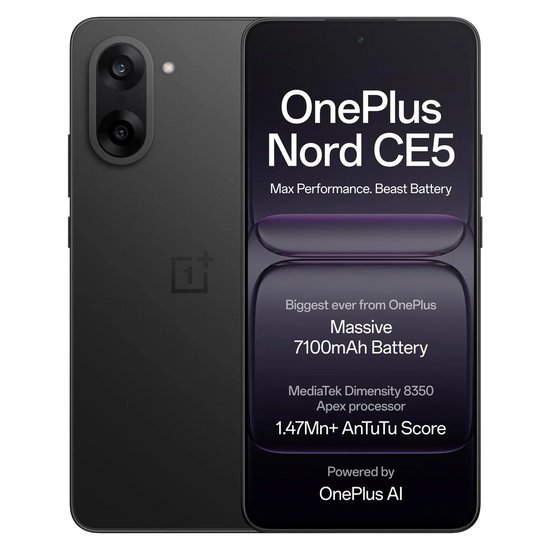 OnePlus Nord CE5 5G unlocked (Black Infinity, 256 GB)  (8 GB RAM)