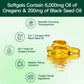 Vitamins with text detailing their ingredients and benefits on a green background