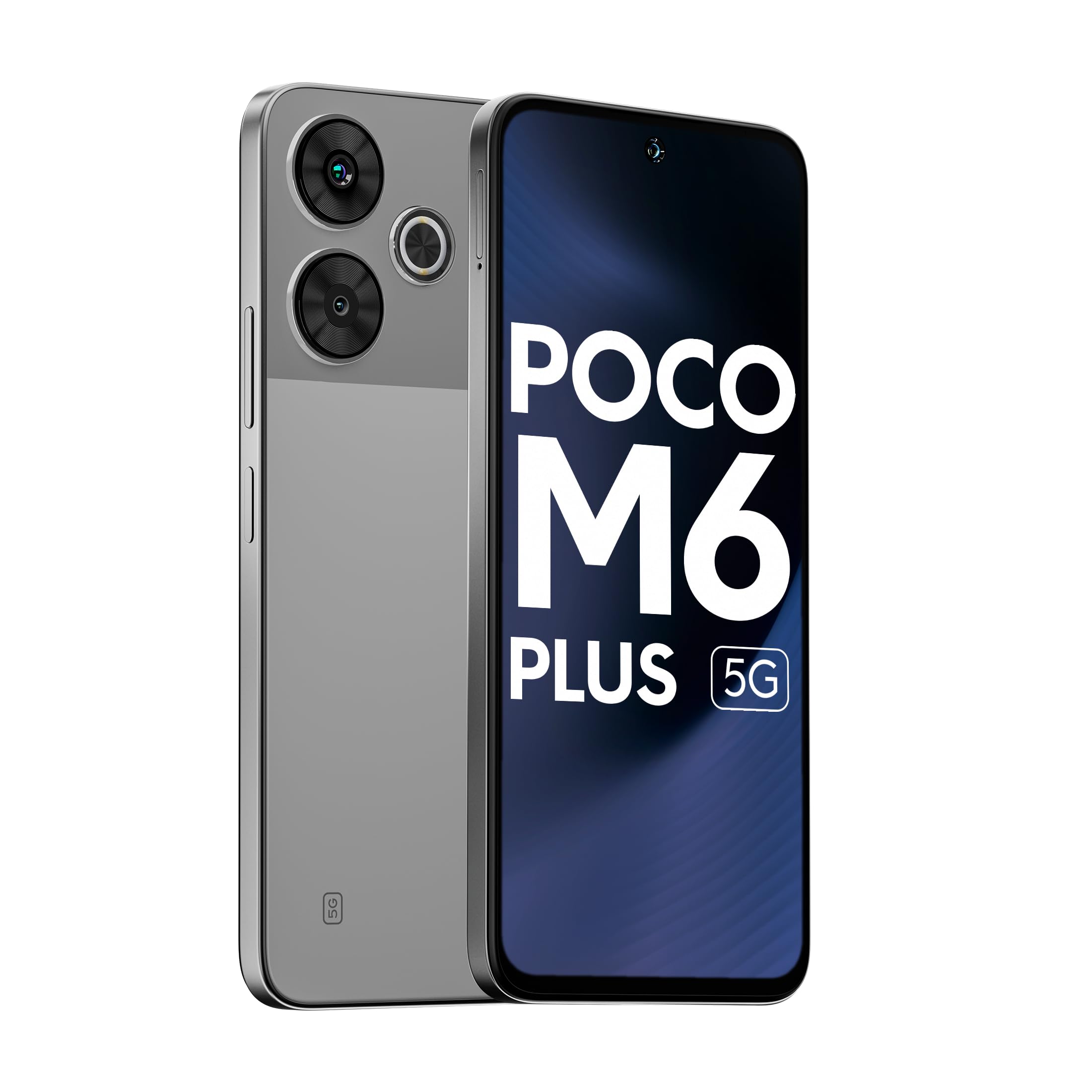 POCO M6 Plus 5G unlocked (Ice Silver, 128 GB)