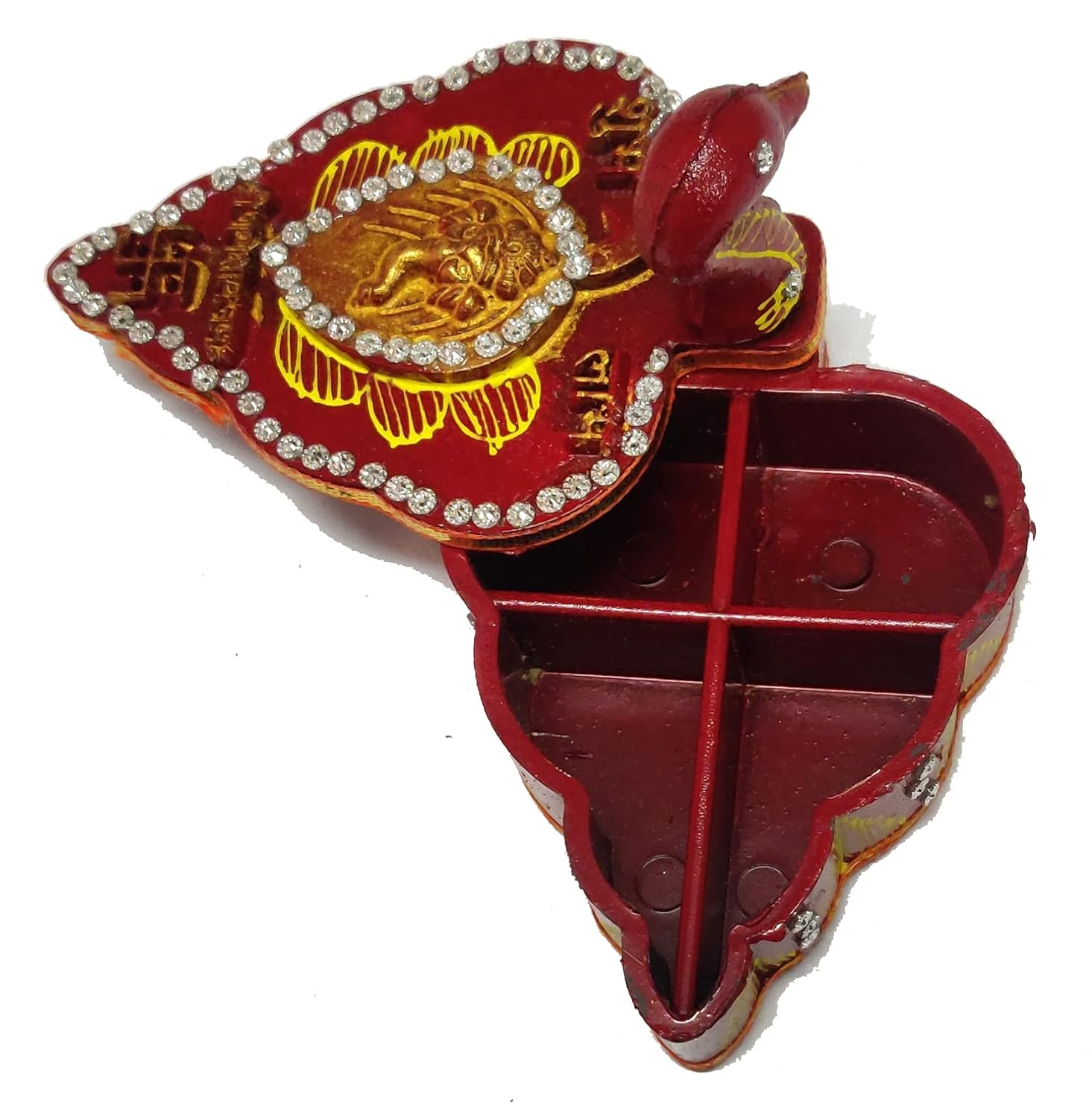 5 X Pack of 2 Handicrafts Tika Chopra in Peacock Shape