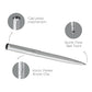 Parker Vector Stainless Steel Chrome Trim Ball Pen