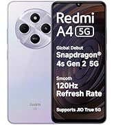 REDMI A4 5G only on Jio SIM unlocked (Starry Black, 64 GB)  (4 GB RAM)