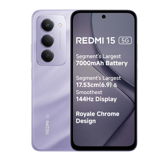 REDMI 15 5G unlocked (Sandy Purple, 128 GB)  (8 GB RAM)