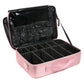 INOVERA Nylon Professional Makeup Organizer Bag (Rose Gold)
