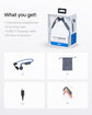 SHOKZ OpenMove Bluetooth Wireless Headphones with Mic