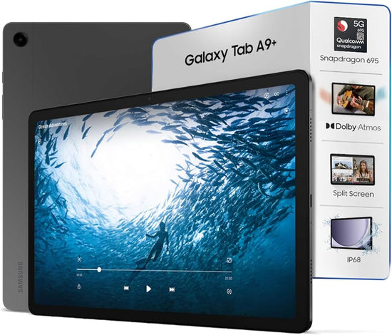 Samsung Galaxy Tab A9+ 4 GB RAM 64 GB ROM 11.0 inch with Wi-Fi+5G Tablet unlocked (Graphite)