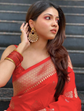 Woven Design Zari Art Silk Handloom Kanjeevaram Saree