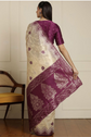 Geometric Woven Design Zari Paithani Saree