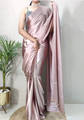 Satin Self Design Saree