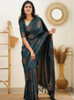 Ethnic Motifs Zari Kanjeevaram Saree