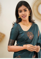 Ethnic Motifs Zari Kanjeevaram Saree