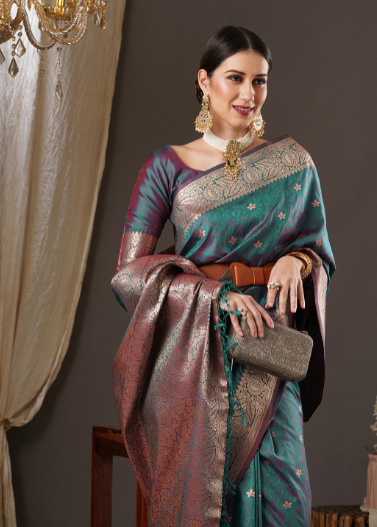 Woven Design Zari Banarasi Saree