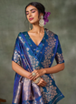 Woven Design Silk Blend Banarasi Saree