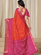 Kalini Women Dola Silk Bandhani Print Zari border Saree