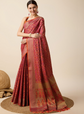 Ethnic Motifs Zari Art Silk Patola Saree