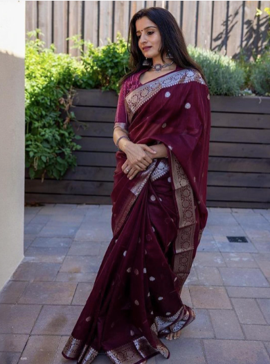 Woven Design Zari Banarasi Saree