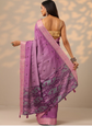 Woven Design Embroidered Saree