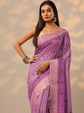 Woven Design Embroidered Saree