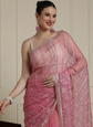 Ethnic Motif Woven Design Zari Indian Bridal Saree