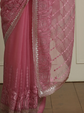 Ethnic Motif Woven Design Zari Indian Bridal Saree