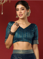 Embellished Embroidered Poly Georgette Heavy Work Saree