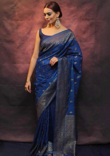 Woven Design Zari Banarasi Saree