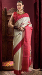 Ethnic Motifs Silk Blend Garad Saree