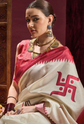 Ethnic Motifs Silk Blend Garad Saree