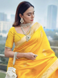 Woven Design Silk Blend Designer Banarasi Saree