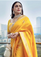 Woven Design Silk Blend Designer Banarasi Saree