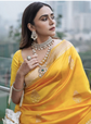 Woven Design Silk Blend Designer Banarasi Saree