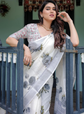 Women White Sarees