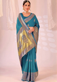 Ethnic Motifs Woven Design Zari Kanjeevaram Saree