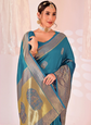 Ethnic Motifs Woven Design Zari Kanjeevaram Saree