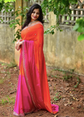 Ombre Embroidered Saree