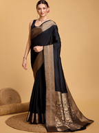 Woven Design Zari Heavy Work Saree