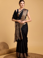 Woven Design Zari Heavy Work Saree