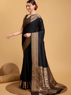 Woven Design Zari Heavy Work Saree