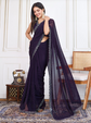 Embellished Saree With Blouse Piece