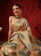 Floral Printed Banarasi Ready To Wear Saree