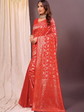 Ethnic Motifs Zari Heavy Work Banarasi Saree