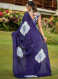 Floral Block Print Saree