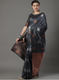 Woven Design Zari Banarasi Saree with Blouse